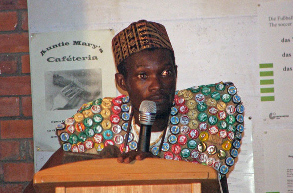 Akirash at the Goethe Institute, Accra, Ghana